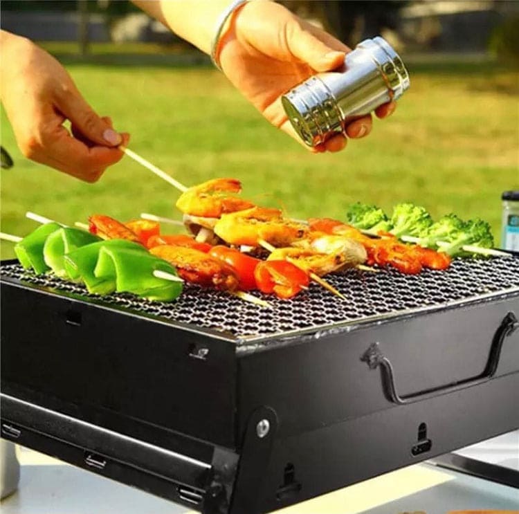 Portable Folding BBQ Grill, Camping Grill, Portable Folding Lightweight Smoker Grill, BBQ Grill for Outdoor Camping Picnic Portable Folding BBQ Grill, Camping Grill, Portable Folding Lightweight Smoker Grill, BBQ Grill for Outdoor Camping Picnic